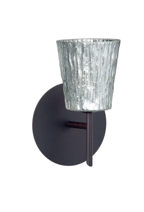 Besa 1SW-5125SF-BR One Light Wall Sconce, Bronze