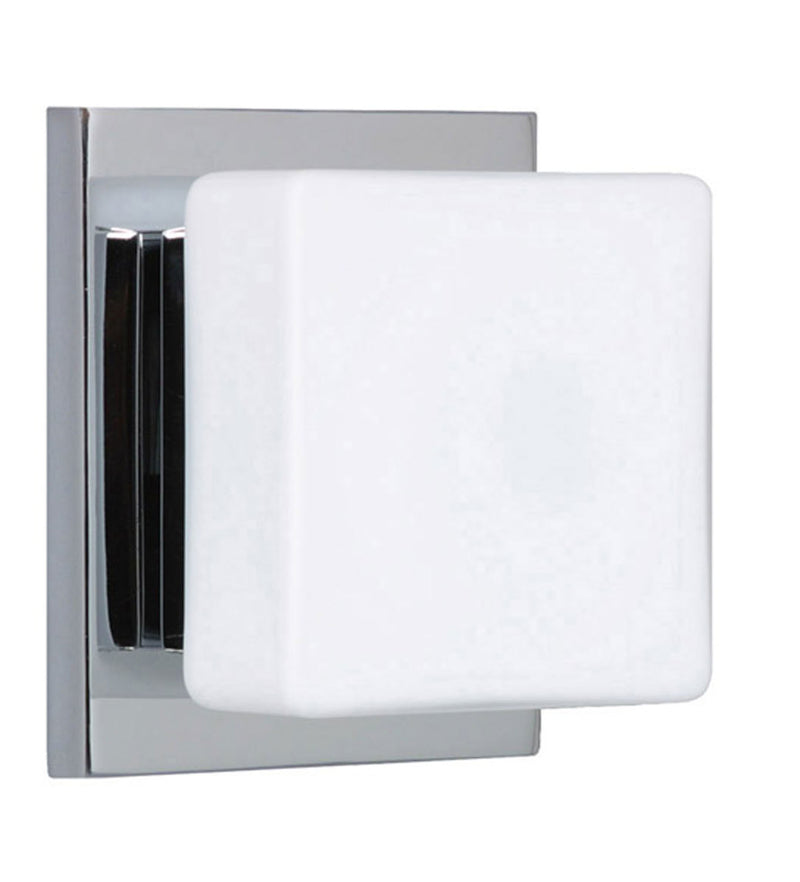 Besa 1WS-773507-CR One Light Wall Sconce, Chrome