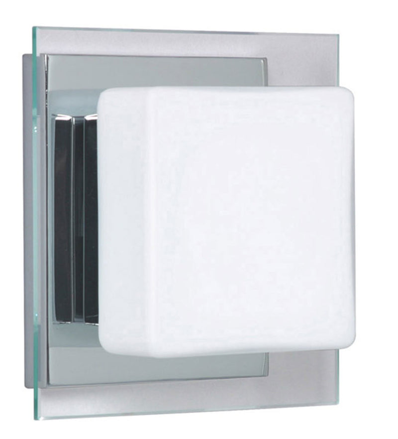 Besa 1WS-773539-CR One Light Wall Sconce, Chrome