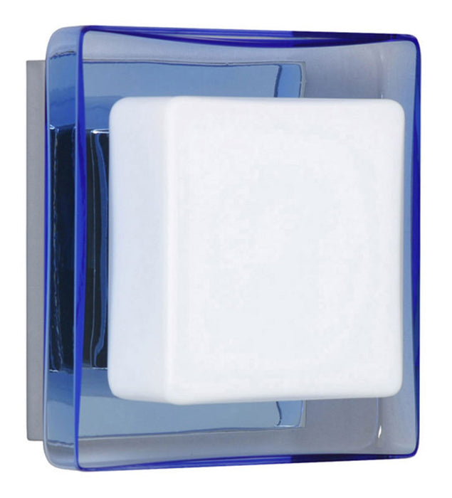 Besa 1WS-773592-CR One Light Wall Sconce, Chrome