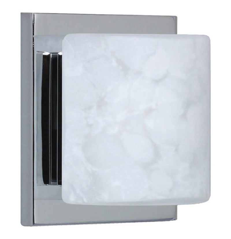 Besa 1WS-787319-CR One Light Wall Sconce, Chrome
