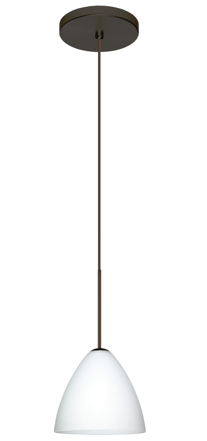 Besa 1XT-177907-BR One Light Pendant, Bronze