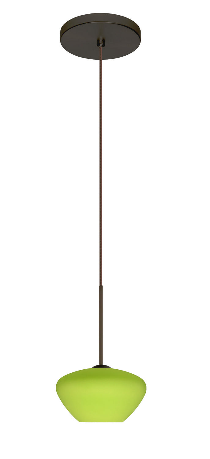 Besa 1XT-541035-BR One Light Pendant, Bronze