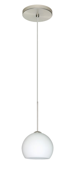 Besa 1XT-565807-SN One Light Pendant, Satin Nickel