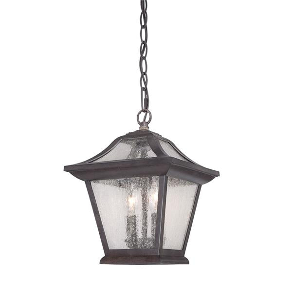 Acclaim Lighting 39016BC Two Light Hanging Lantern, Black Coral