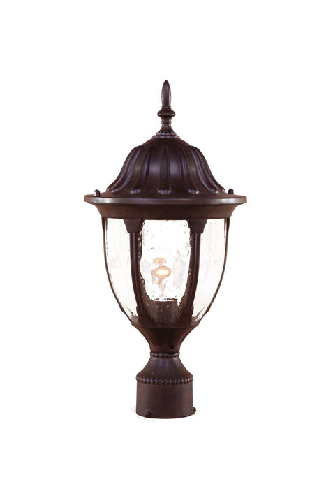Acclaim Lighting 5067BW One Light Post Mount, Burled Walnut