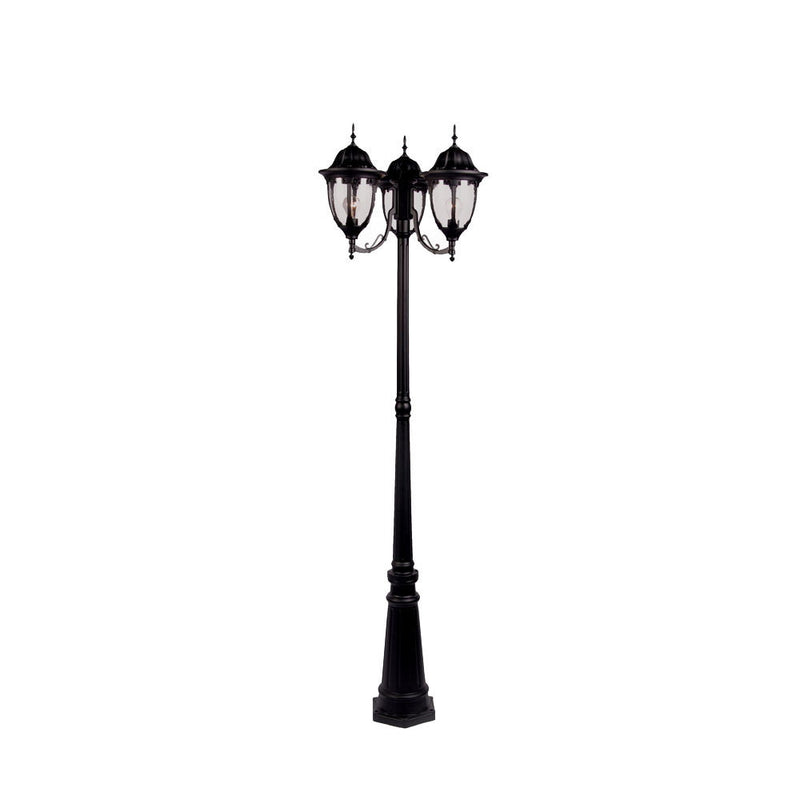 Acclaim Lighting 5069BK Three Light Post Mount, Matte Black