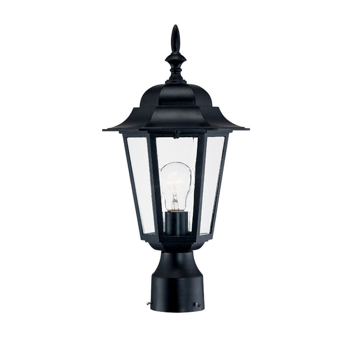 Acclaim Lighting 6117BK One Light Post Mount, Matte Black