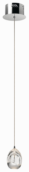 Kichler 83378 LED Mini Pendant, Chrome