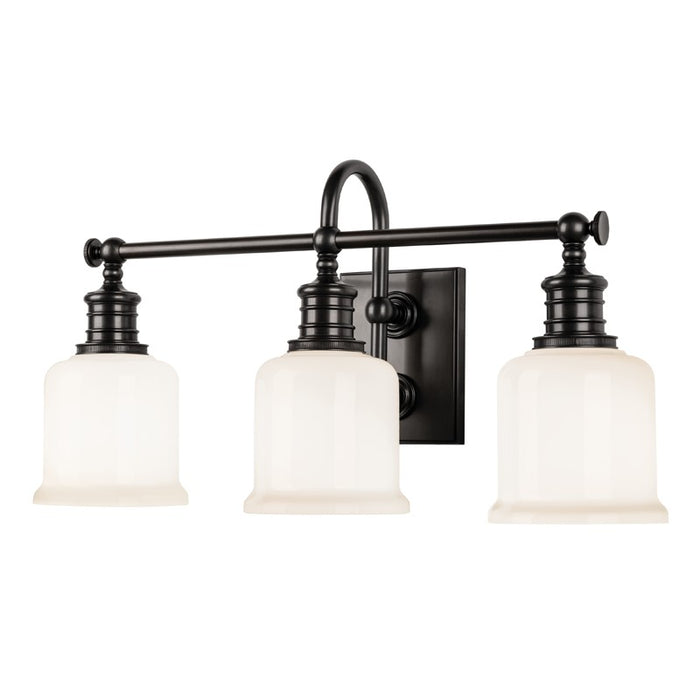 Hudson Valley 1973-OB Three Light Bath Bracket, Old Bronze
