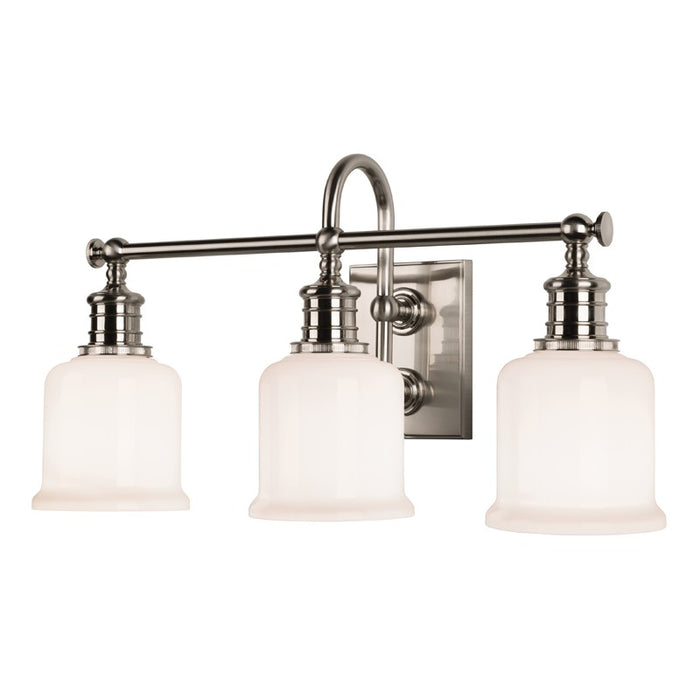 Hudson Valley 1973-SN Three Light Bath Bracket, Satin Nickel