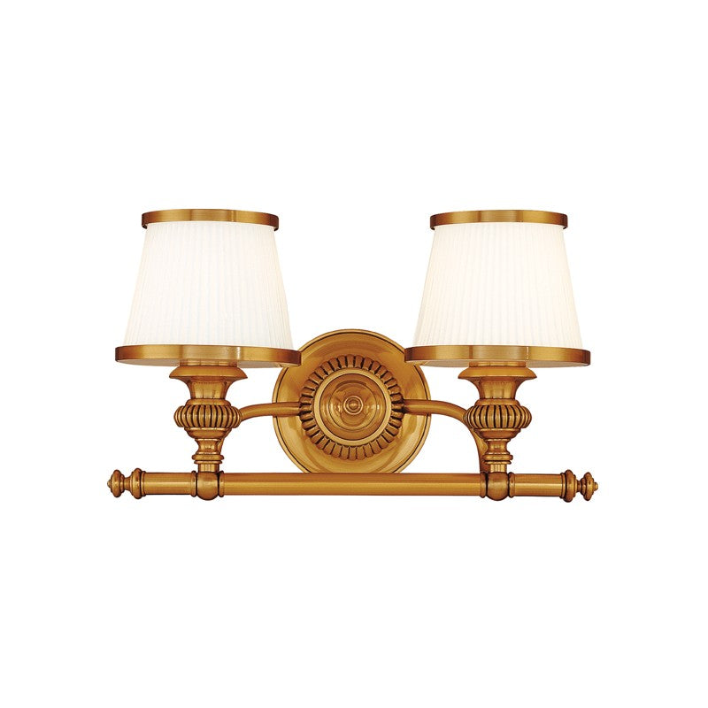 Hudson Valley 2002-FB Two Light Bath Bracket, Flemish Brass