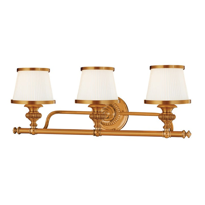 Hudson Valley 2003-FB Three Light Bath Bracket, Flemish Brass