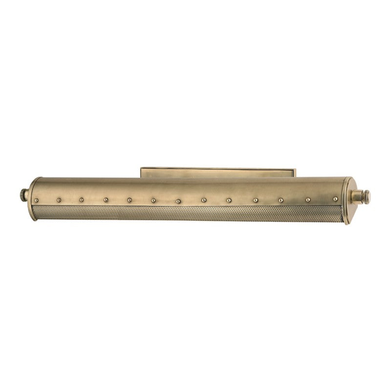 Hudson Valley 2126-AGB Three Light Picture Light, Aged Brass