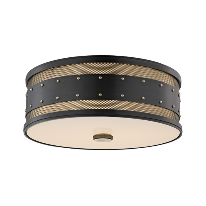 Hudson Valley 2206-AOB Three Light Flush Mount, Aged Old Bronze