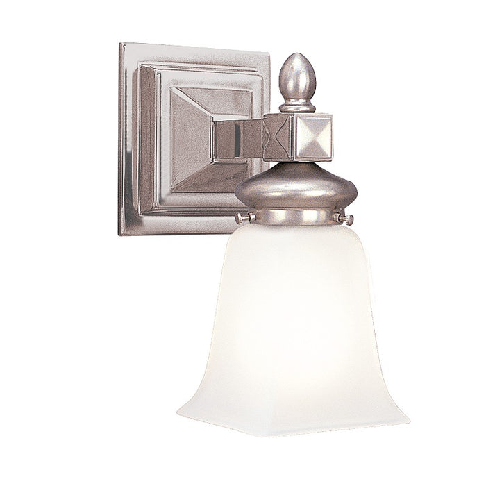 Hudson Valley 2821-SN One Light Bath Bracket, Satin Nickel