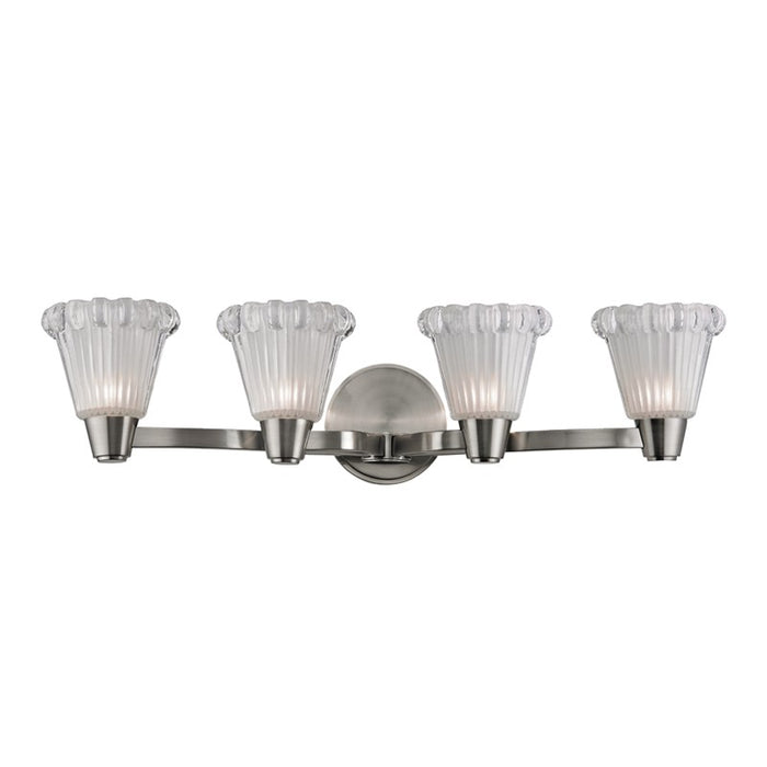 Hudson Valley 3444-SN Four Light Bath Bracket, Satin Nickel