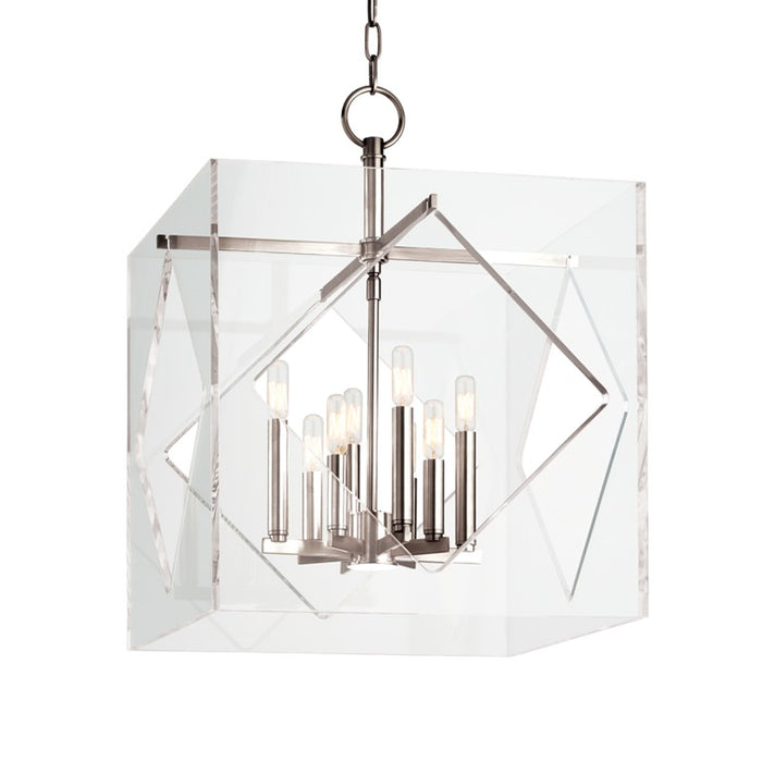 Hudson Valley 5920-PN Eight Light Chandelier, Polished Nickel