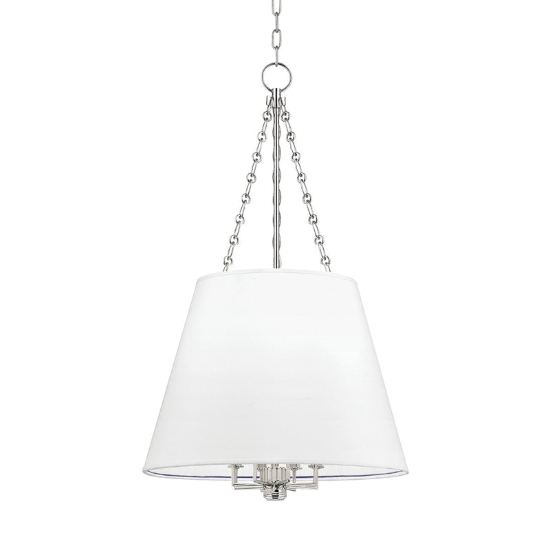 Hudson Valley 6422-PN Eight Light Pendant, Polished Nickel