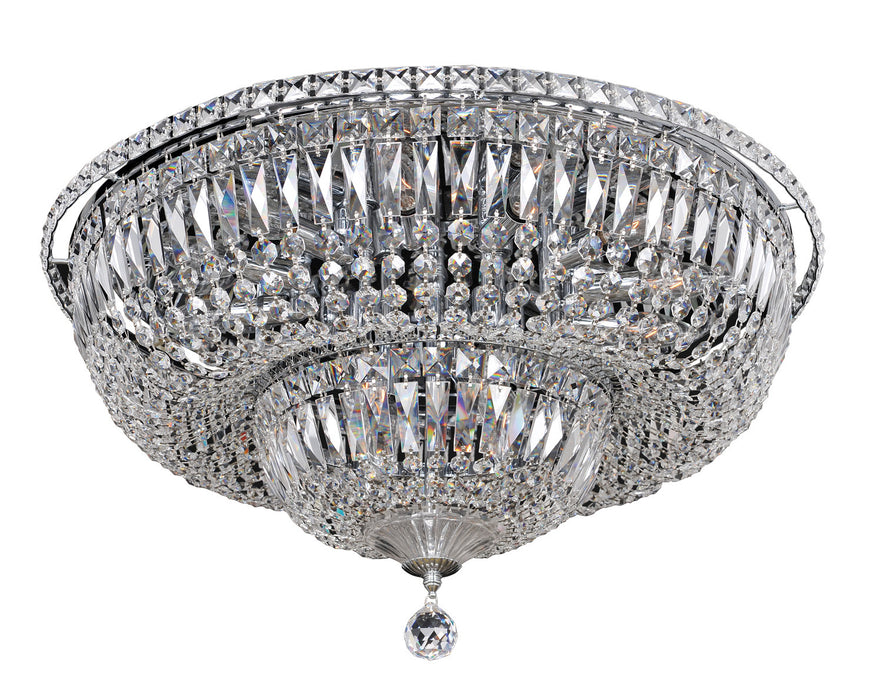 Allegri 020246-010-FR001 16 Light Flush Mount, Chrome