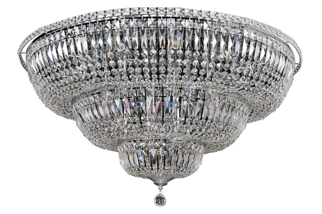 Allegri 020247-010-FR001 22 Light Flush Mount, Chrome