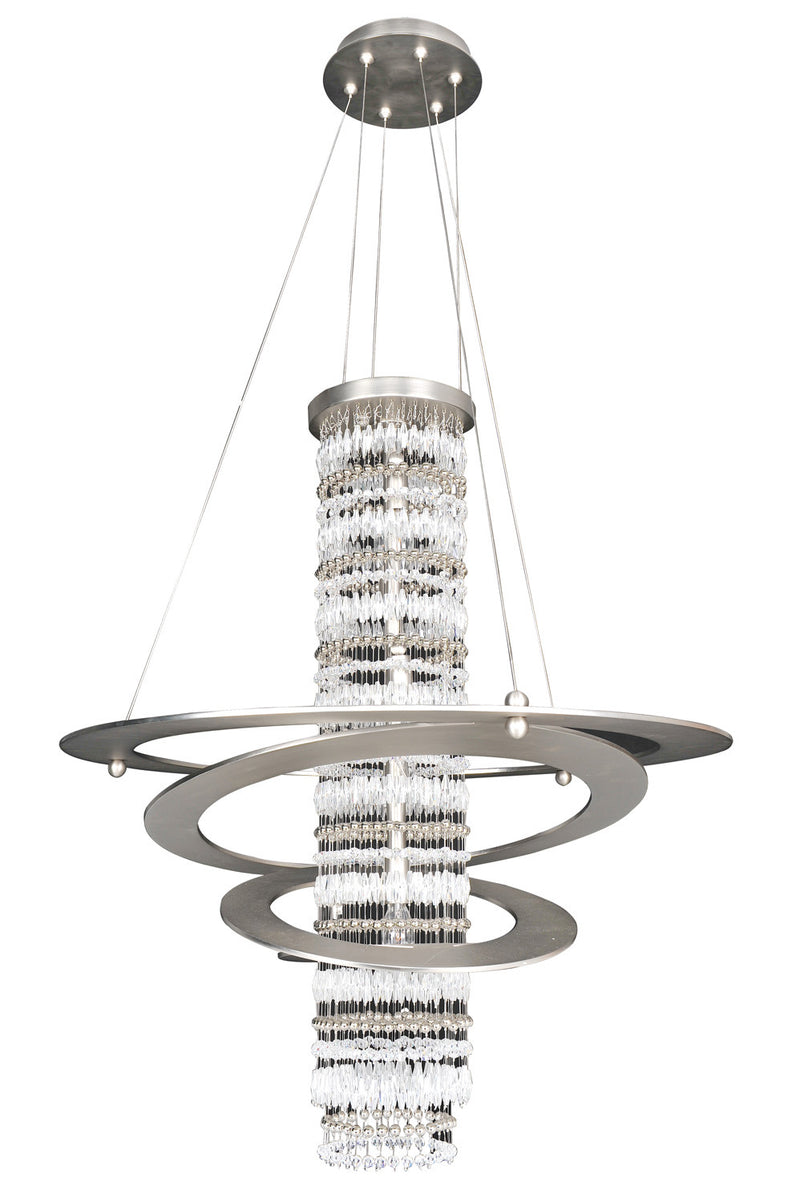 Allegri 022550-009-FR001 Five Light Pendant, Brushed Nickel