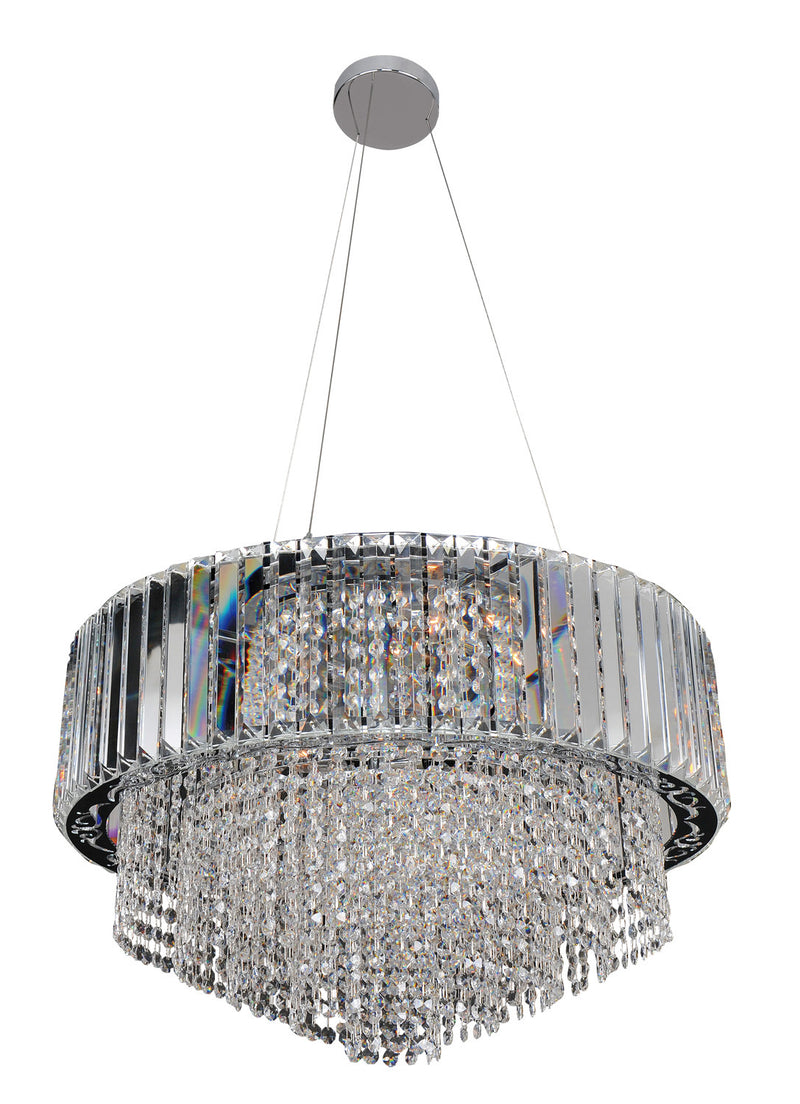 Allegri 022750-010-FR001 12 Light Pendant, Chrome