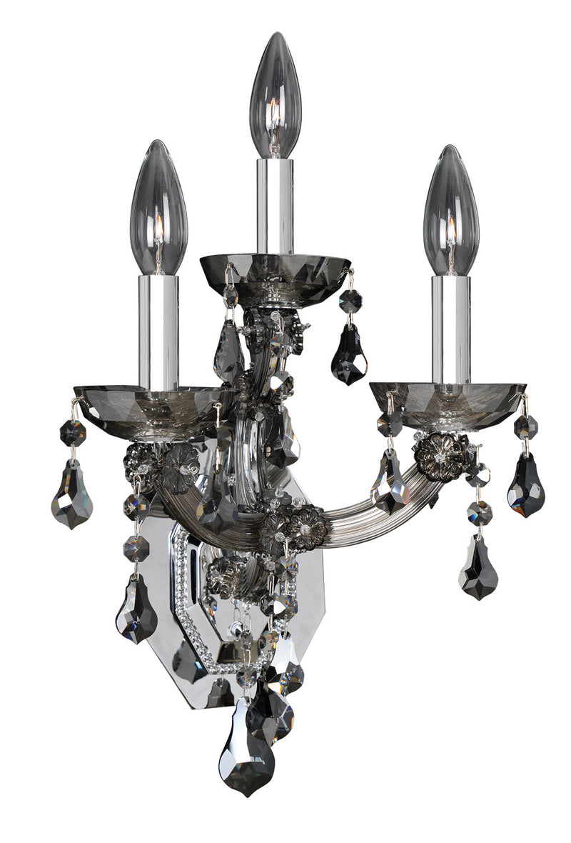 Allegri 023423-010-FR006 Three Light Wall Bracket, Chrome
