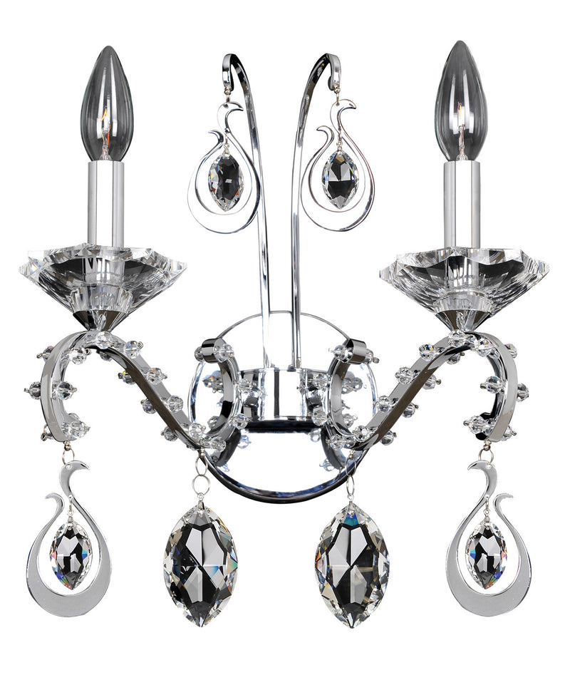 Allegri 023520-010-FR001 Two Light Wall Bracket, Chrome