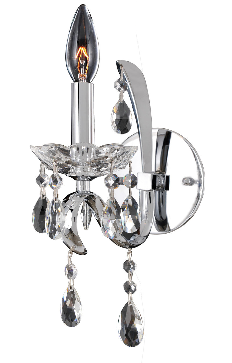 Allegri 023820-010-FR001 One Light Wall Bracket, Chrome