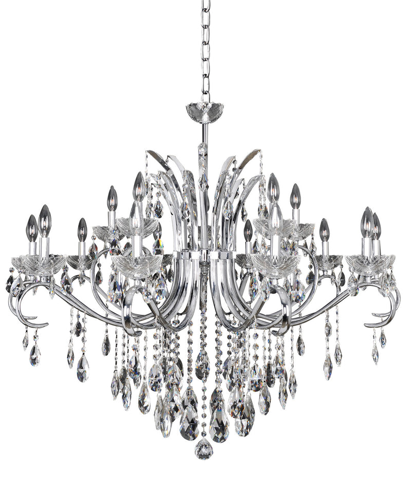 Allegri 023850-010-FR001 15 Light Chandelier, Chrome