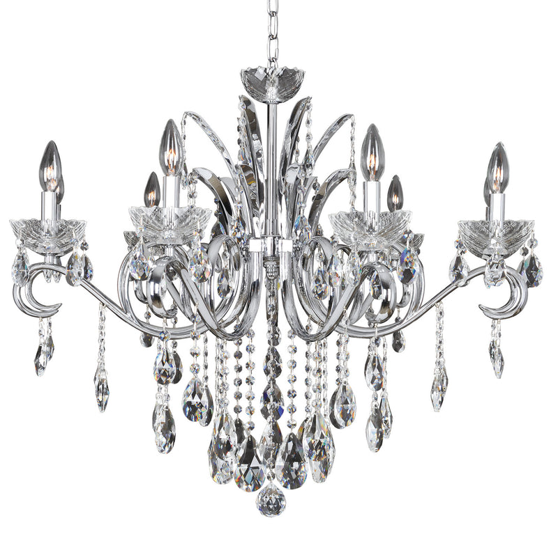 Allegri 023852-010-FR001 Nine Light Chandelier, Chrome
