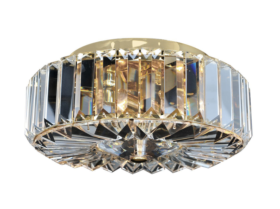 Allegri 025740-018-FR001 Two Light Flush Mount, Gold