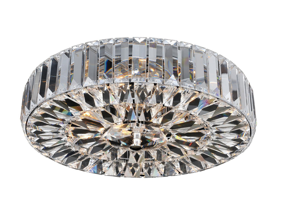 Allegri 025741-010-FR001 Four Light Flush Mount, Chrome