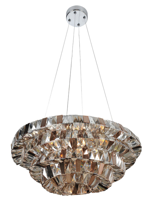 Allegri 026350-010-FR000 Eight Light Pendant, Chrome