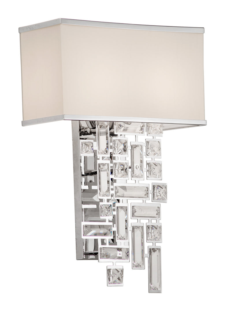 Allegri 11190-010-FR001 Two Light Wall Bracket, Chrome