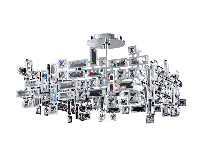 Allegri 11196-010-SE001 Eight Light Pendant, Chrome