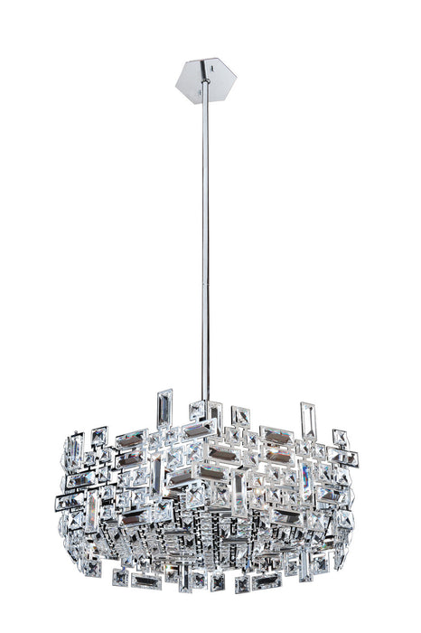 Allegri 11197-010-FR001 Six Light Pendant, Chrome
