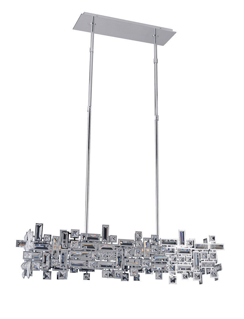 Allegri 11198-010-SE001 Six Light Island Pendant, Chrome