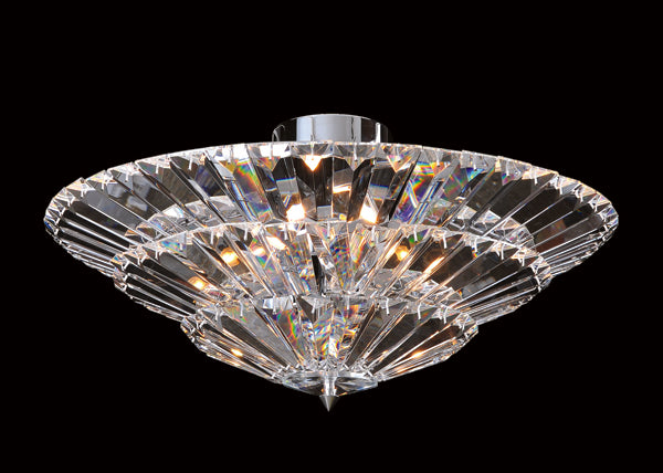 Allegri 11426-010-FR001 Ten Light Convertible Pendant - Semi Flush Mount, Chrome