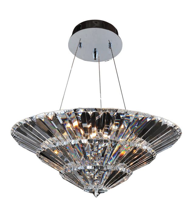 Allegri 11427-010-FR001 15 Light Convertible Pendant - Semi Flush Mount, Chrome