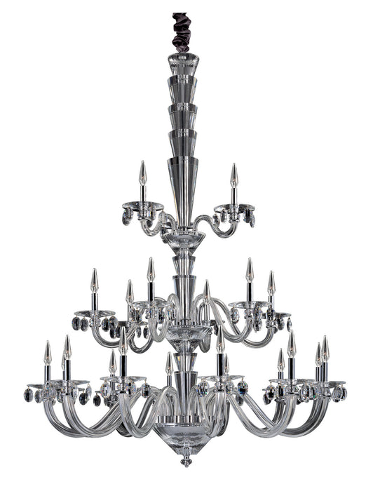Allegri 11520-010-FR001 21 Light Chandelier, Chrome