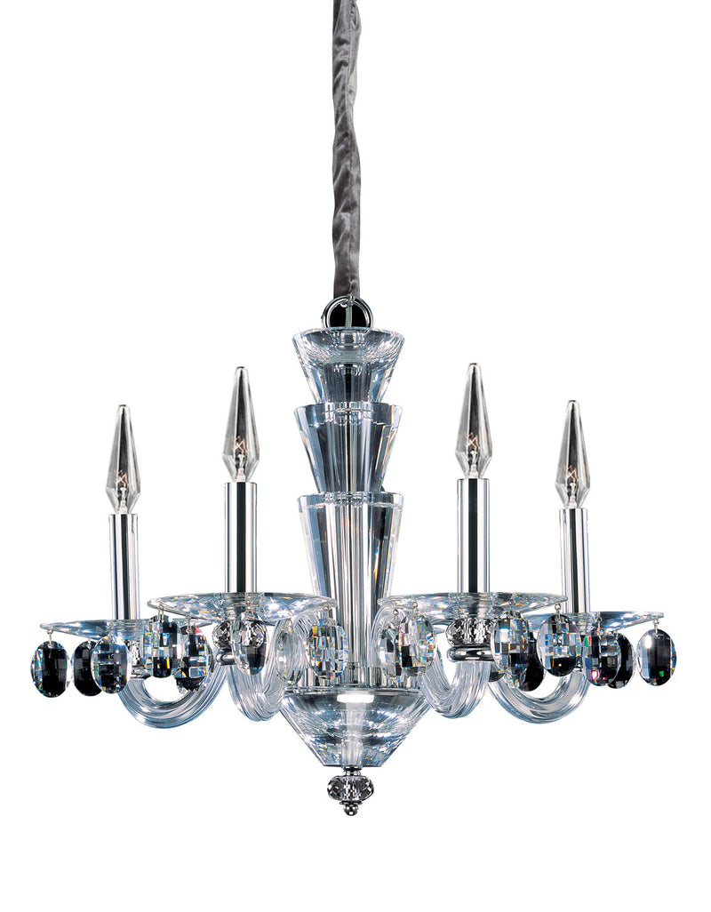 Allegri 11526-010-FR001 Five Light Chandelier, Chrome