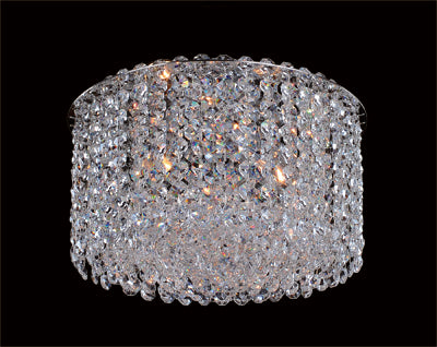 Allegri 11663-010-FR001 Three Light Flush Mount, Chrome