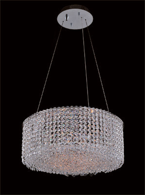 Allegri 11669-010-FR001 Eight Light Pendant, Chrome