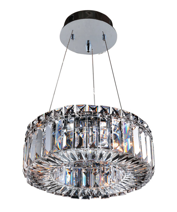 Allegri 11702-010-FR001 Three Light Pendant, Chrome