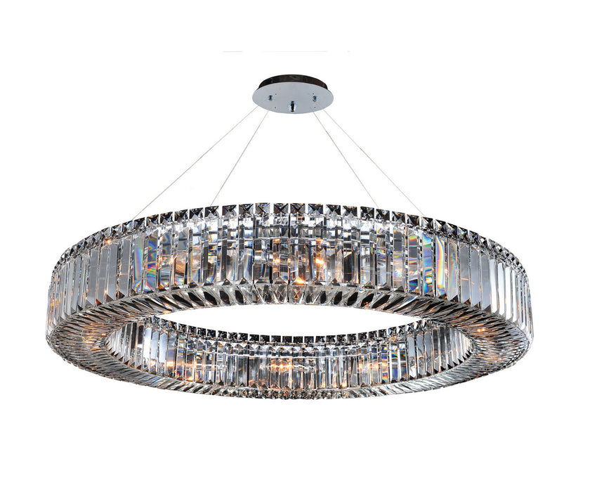 Allegri 11705-010-FR001 12 Light Pendant, Polished Chrome
