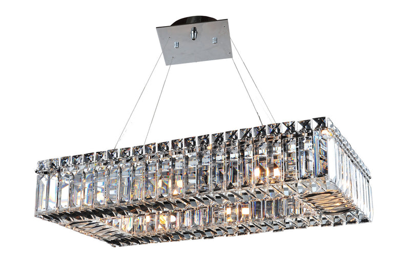 Allegri 11707-010-FR001 Eight Light Pendant, Chrome