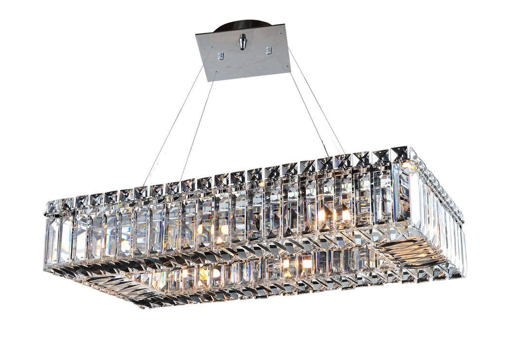 Allegri 11707-010-FR001 Eight Light Pendant, Chrome