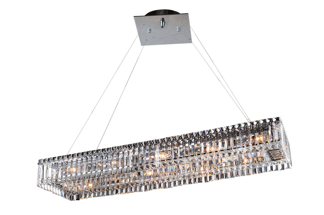 Allegri 11709-010-FR001 12 Light Pendant, Polished Chrome